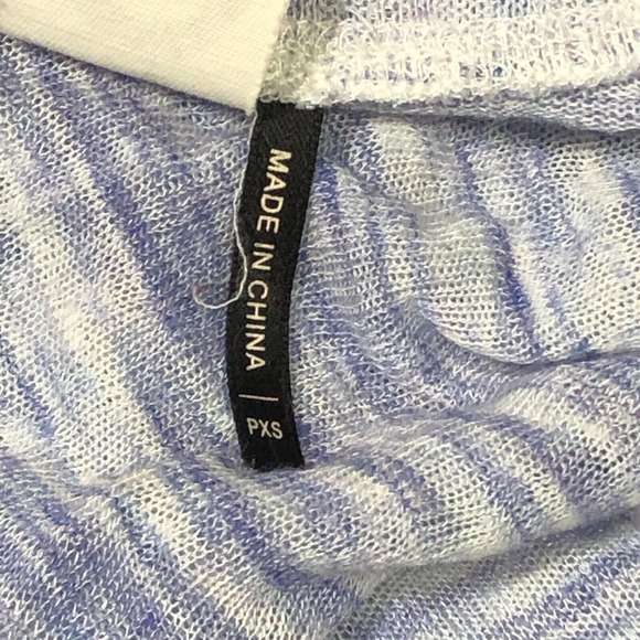 Anthropologie Akemi & Kin Womens Size XSP Petite Space Dye Thin Knit Top Sweater - Picture 6 of 7